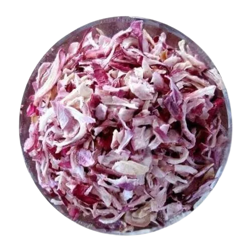 Dehydratd Pink Onion Kibbled/Flakes
